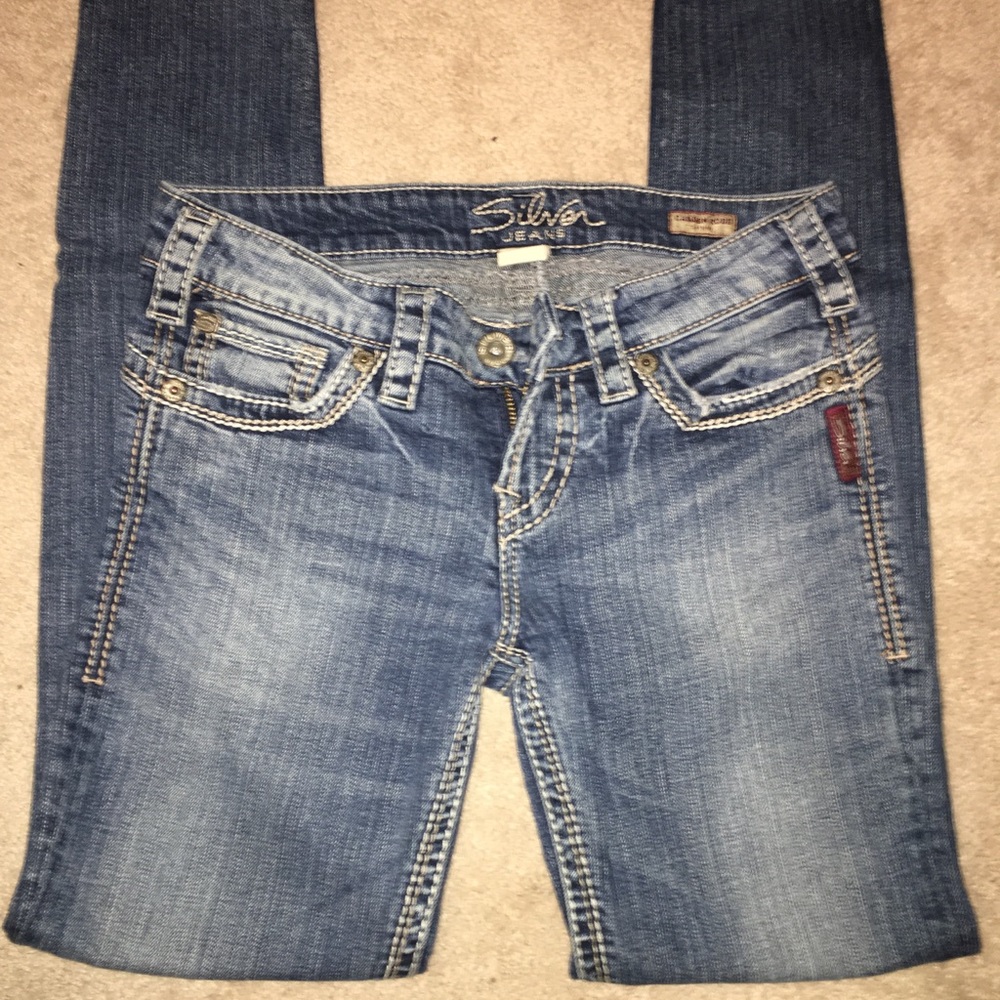 Silver jeans
